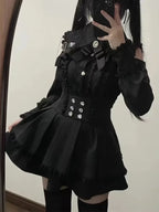 Lace Ruffles Strap Dress