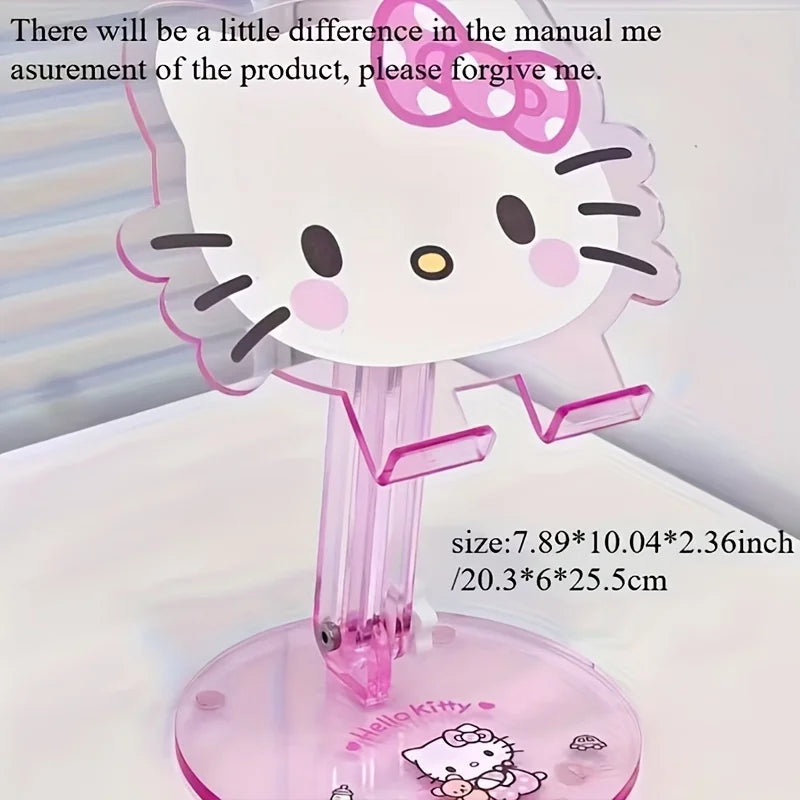 Pink Kawaii Cat Phone Stand