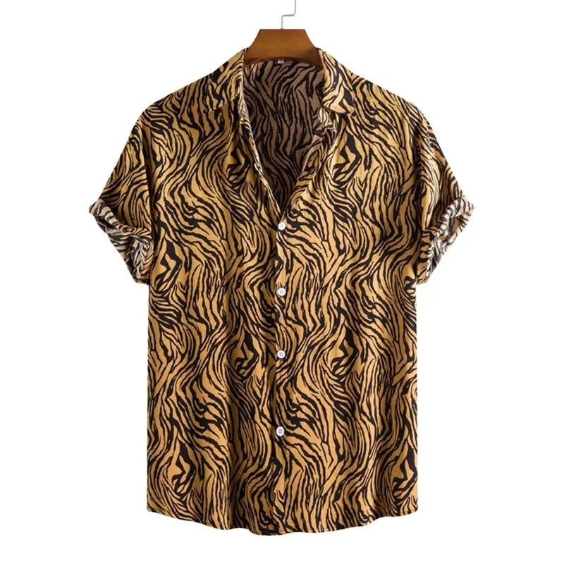 3d printed leopard print shirt