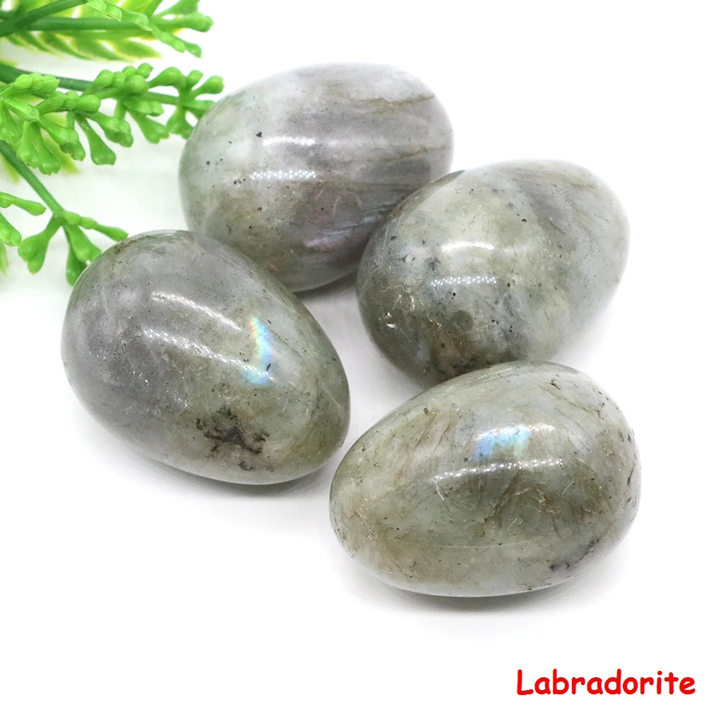 22x30mm Egg Crafts Natural Stone Healing Crystal