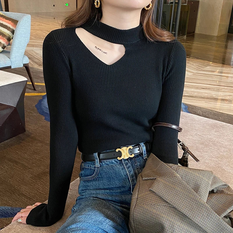 Solid Knitted Top