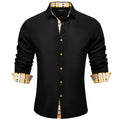 Long Sleeve Turn Down Collar Shirt