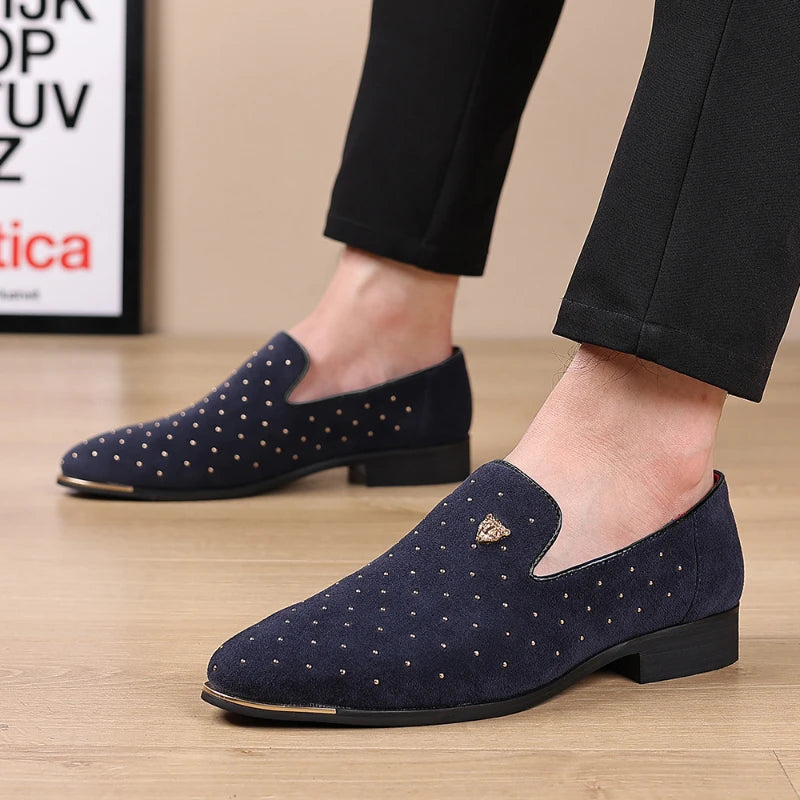 Suede Loafers