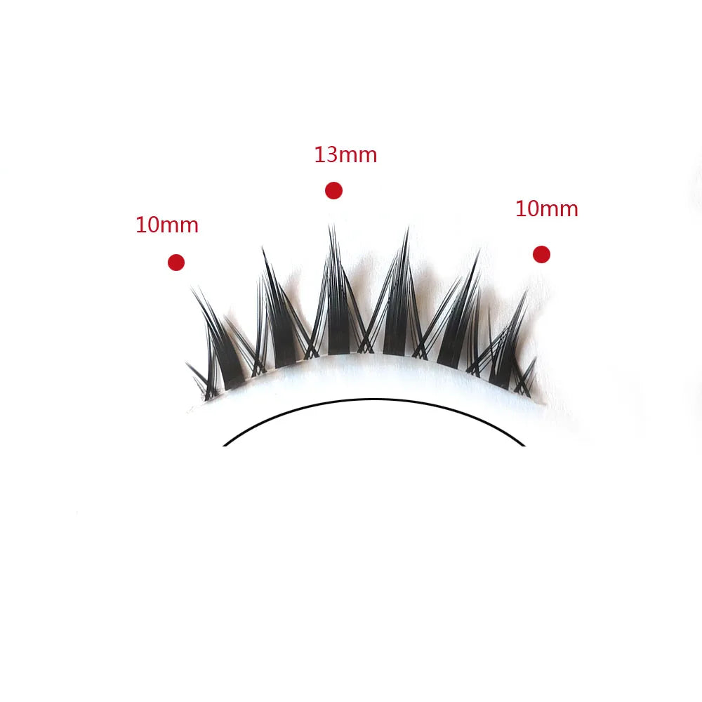 5 Pairs Natural Long Cat Eye False Eyelashes