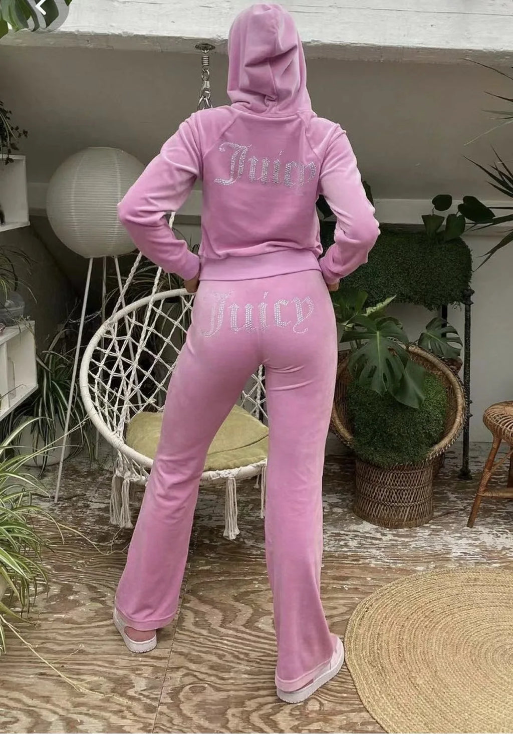 Conjunto informal de chaqueta, abrigo y pantalones de manga larga