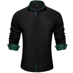 Long Sleeve Turn Down Collar Shirt