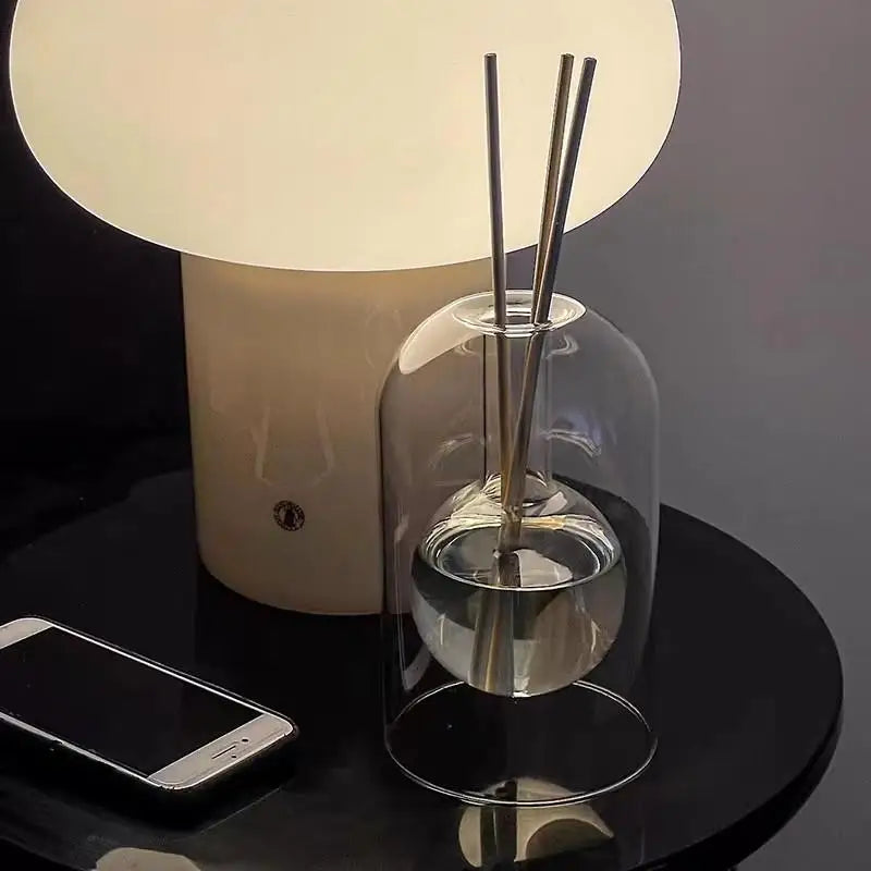 Elegant Flameless Glass Aroma Diffuser Bottle