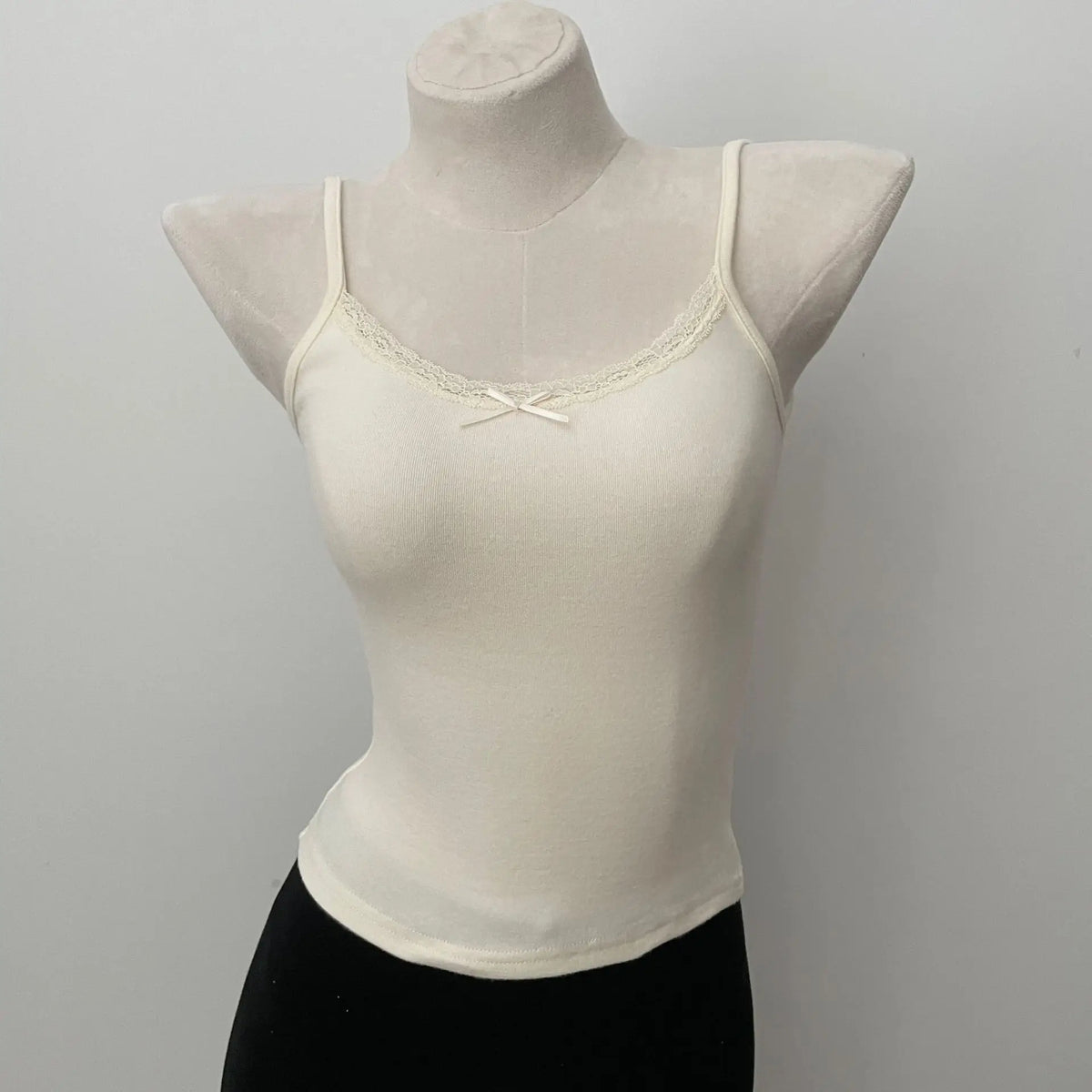 Lace Trim Tank Top
