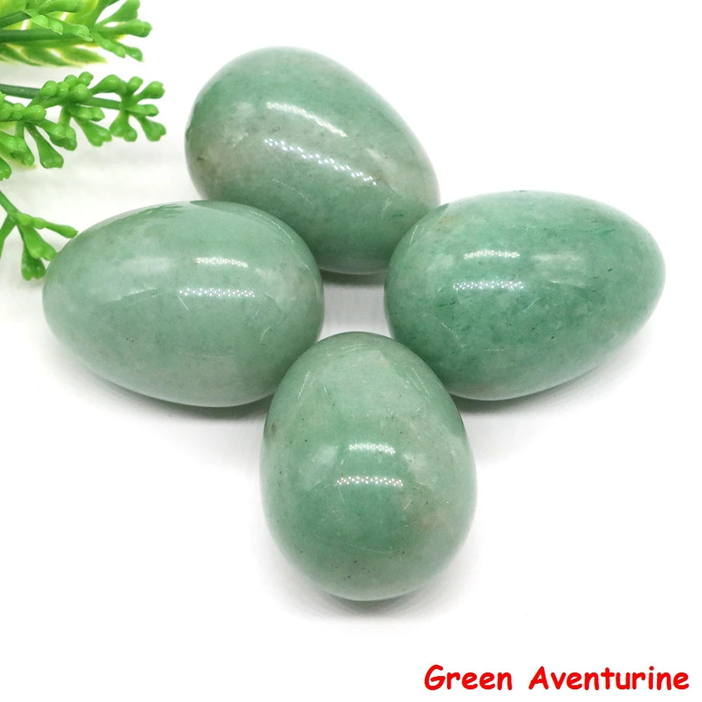 22x30mm Egg Crafts Natural Stone Healing Crystal