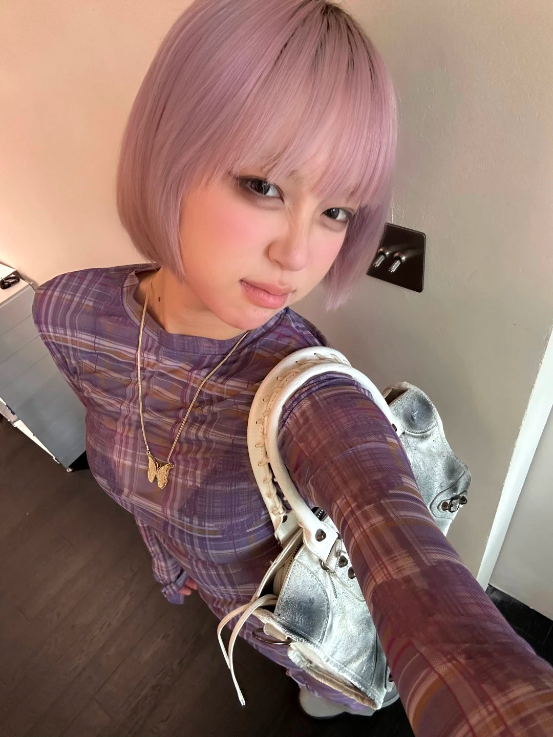 Long Mesh Top