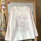 Sweet Kitten Print Graphic Tee