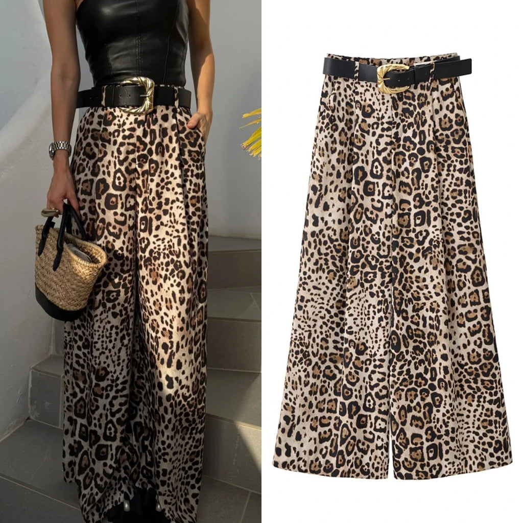 High Waist Wide Leg Pants