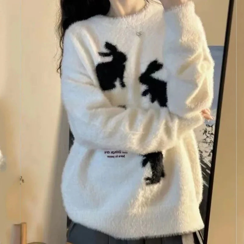 Lovely Cartoon Rabbit Sweater