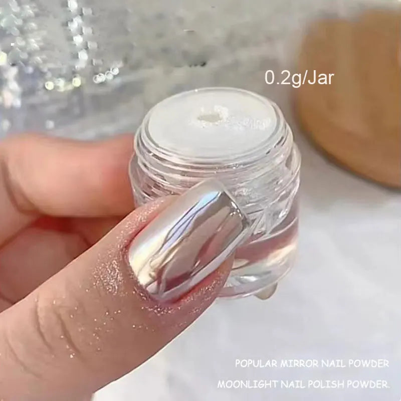 Plating Aurora Chrome Nail Powder