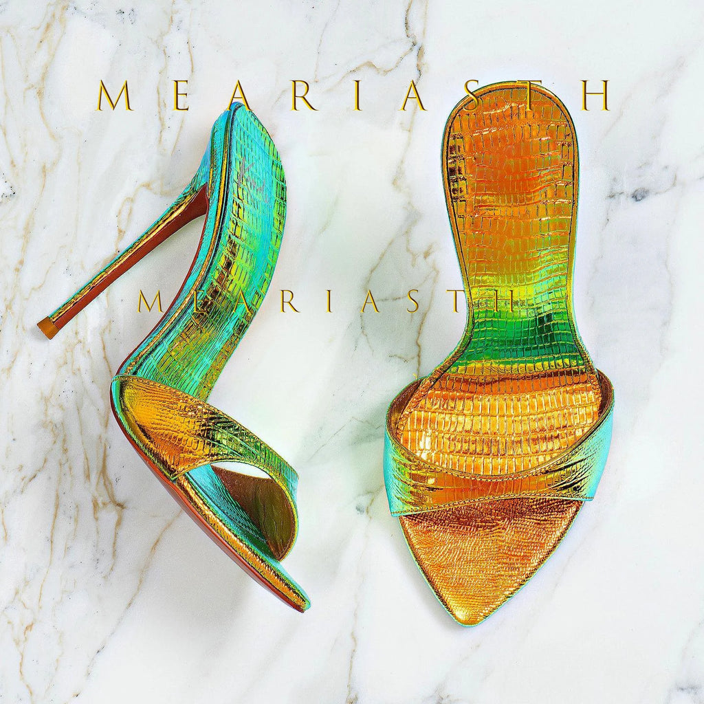 Peep Toe Mules