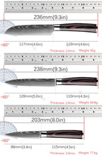 Santoku Cleaver Slicing Utility Chef Knife