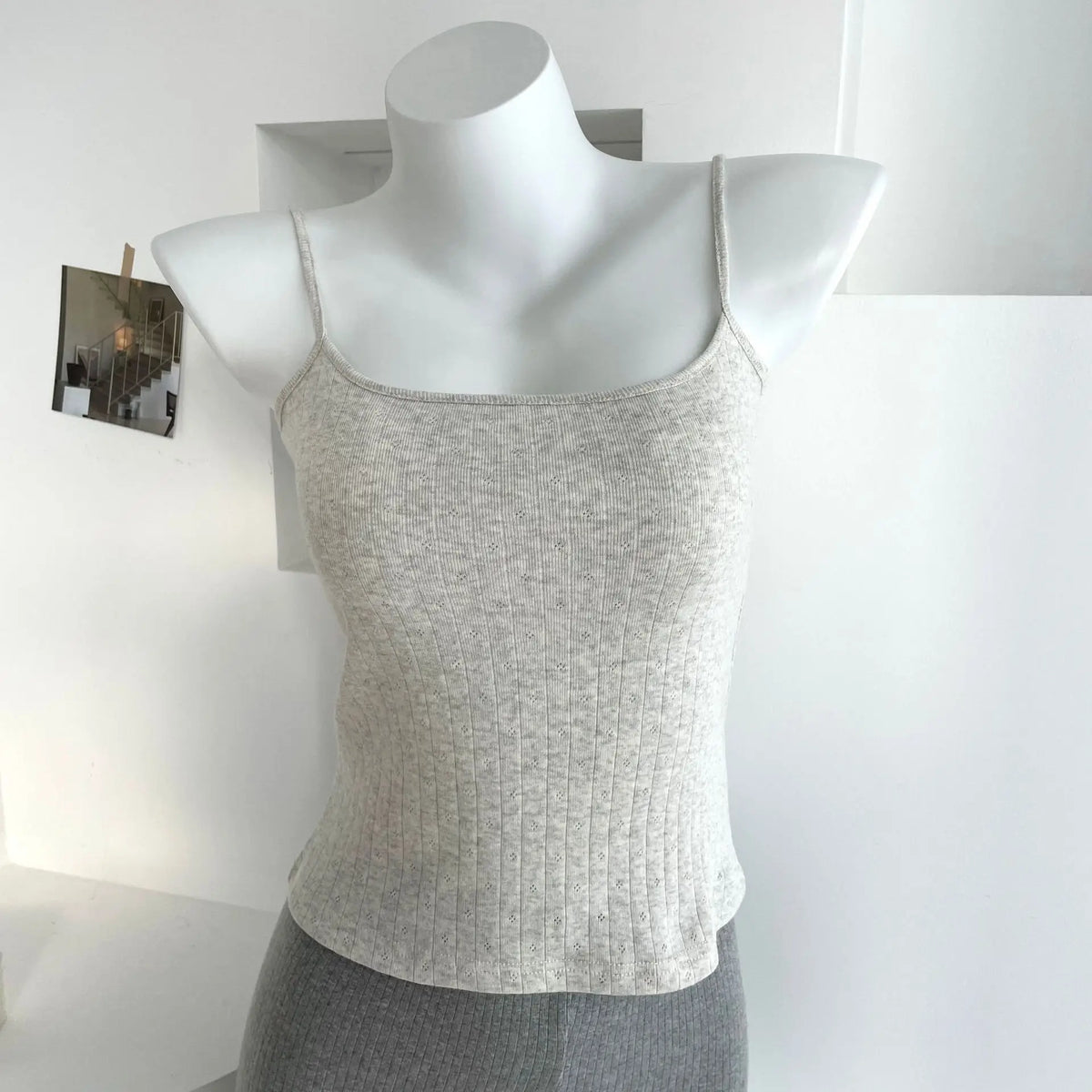 Lace Trim Tank Top