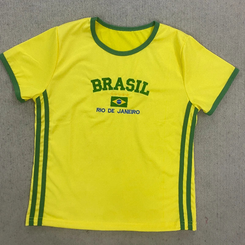 Brazilian Letter Embroidered Set