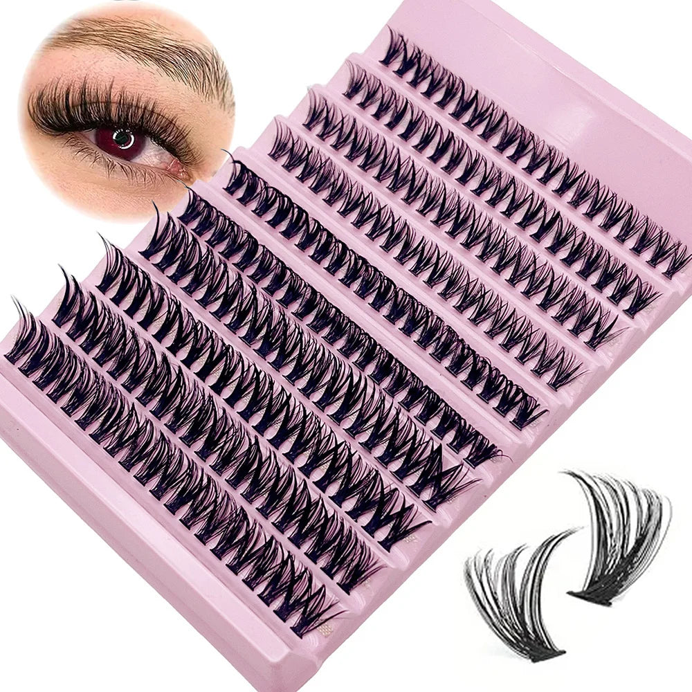 8-16mm 200pcs Cluster Lashes