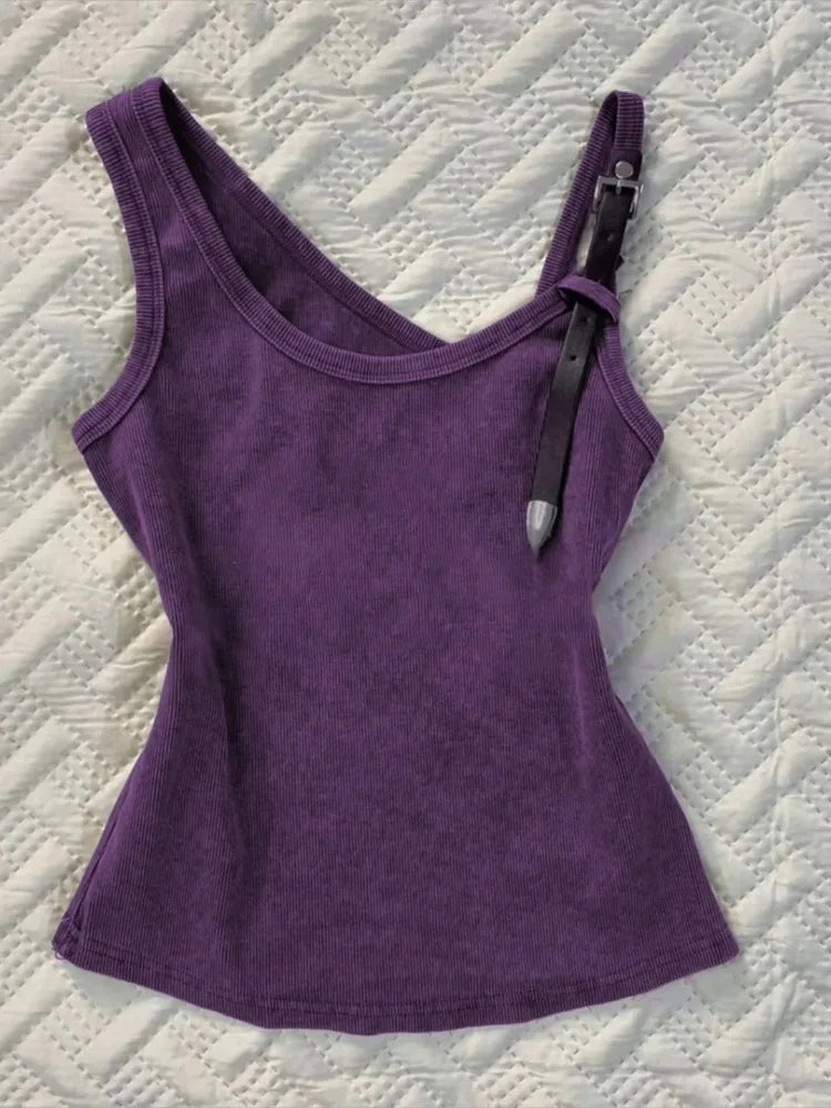 Asymmetrical Strap Top