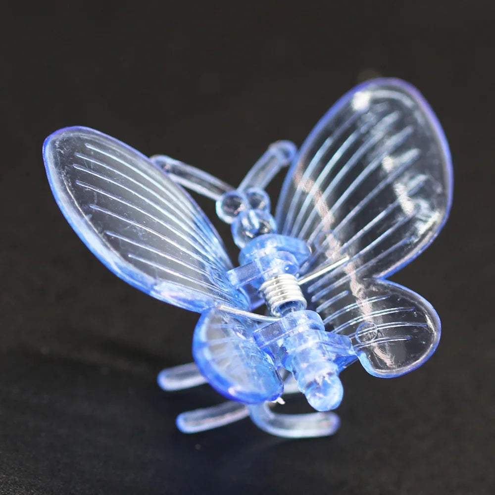 10-800PCS Orchid Clips Butterfly Clamps Garden Plants Vine Climbing Fixed Support Colorful Plastic Ornamental Bonsai Decoration
