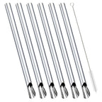 2/3/6pcs Pearl Milk Tea Drinking Straw Set