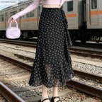 High-Waist Wrap Mini Skirt