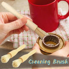 Wooden Coffee Grinder Brush