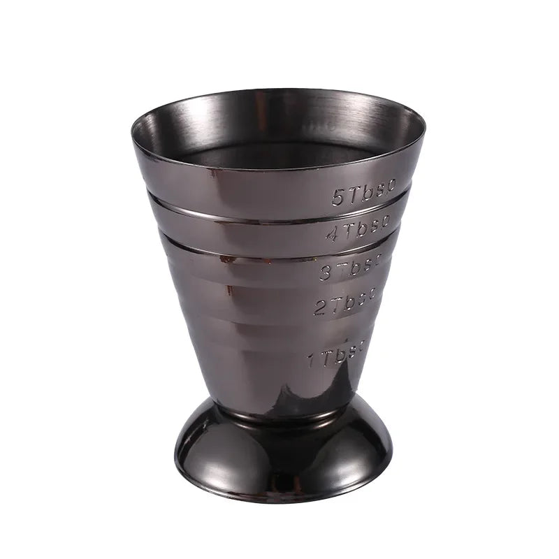75ml Plated Stainless Steel Measuring Cup