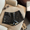 PU Leather Shorts