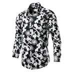 Flower Pattern 3D Print Shirt