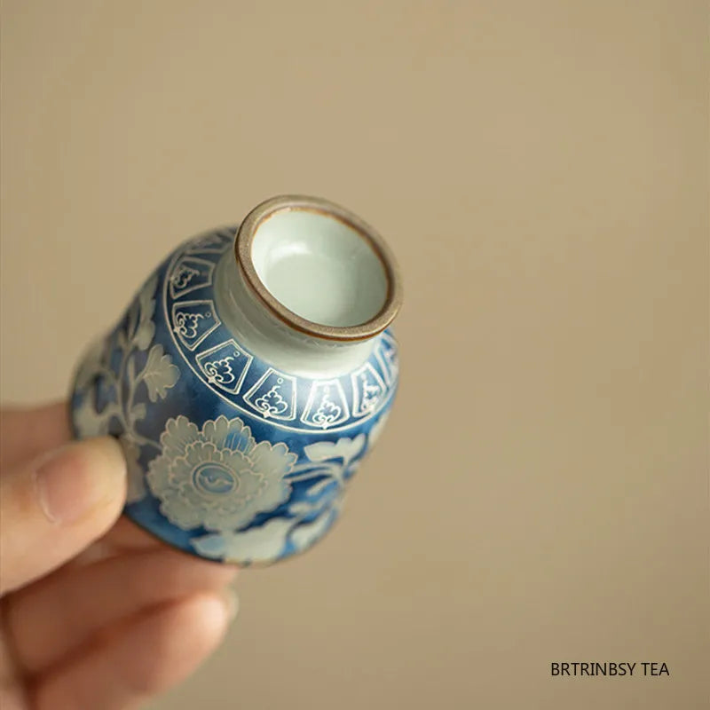 Chinese Vintage Ru Kiln Ceramic Tea Cup