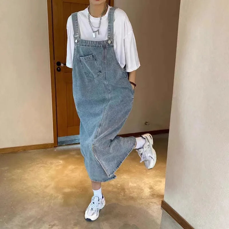 Denim Overall Dress