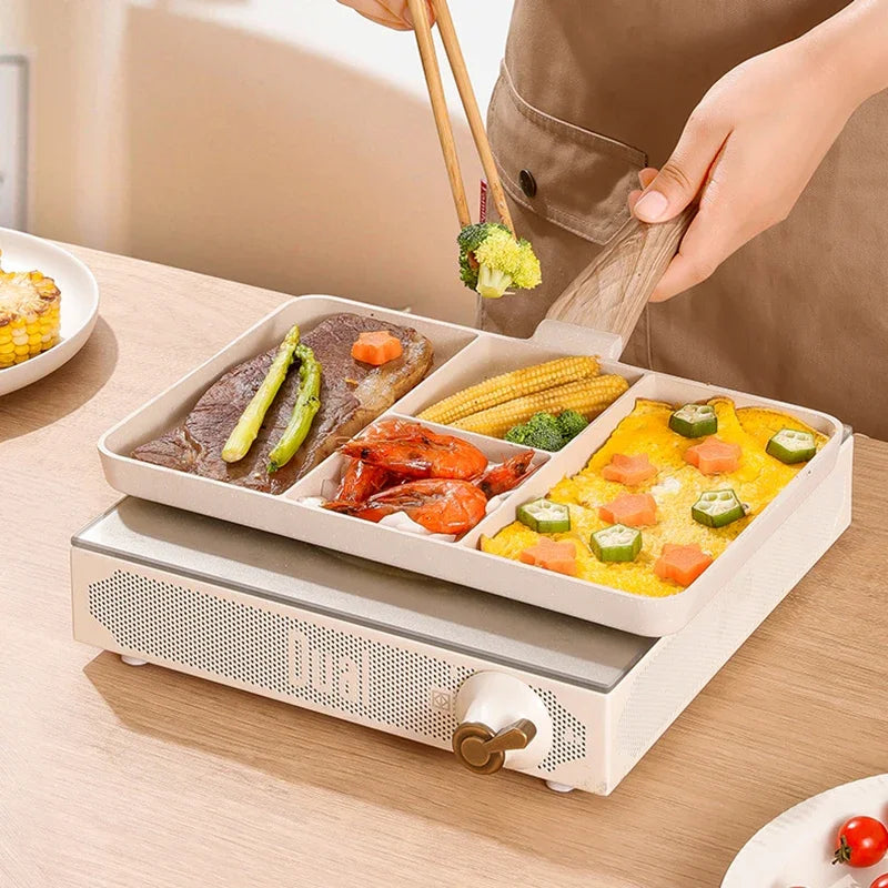 4 Hole Non-Stick Steak Frying Pan