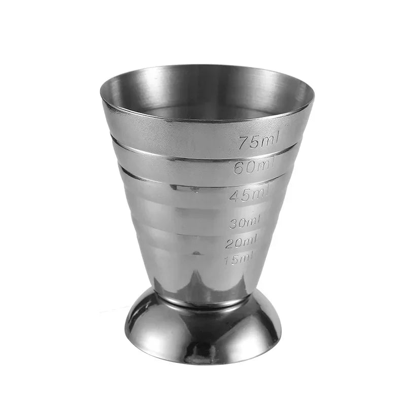 75ml Plated Stainless Steel Measuring Cup