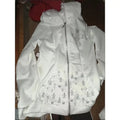 Rabbit Ear Hooded Lace Long Sleeve Sweatshirts Jacket + High Waist Cake Skirt