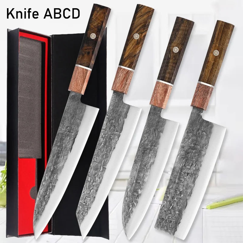 Hand Forged Santoku Knife