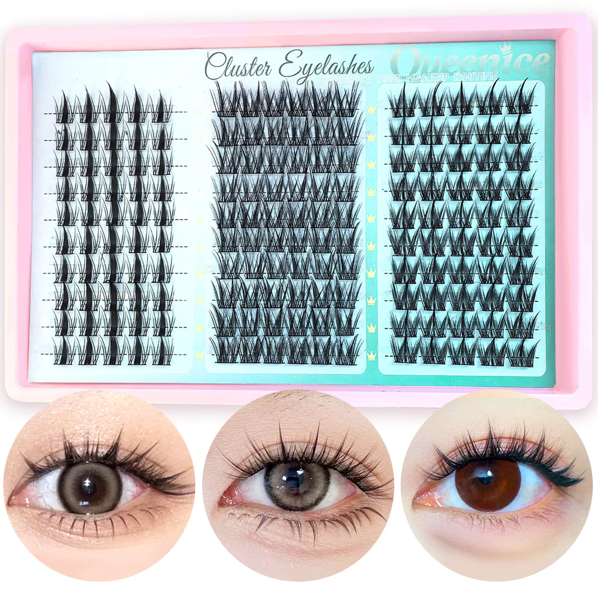 Cute Eyelashes Manga Lash Clusters Kit