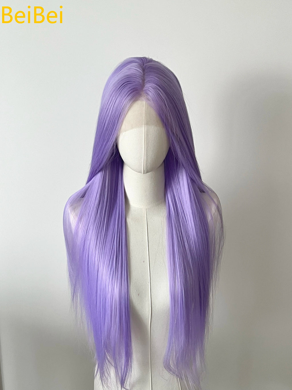 Purple Lace Wig for Women 13*4 Lace Frontal Wigs 26 Inch Nature Long Straight Wig 150% Density Synthetic Cosplay Wigs Pelucas