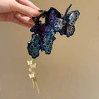 New Chinese Style Kniting Butterfly Hair Claws