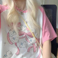 Bow Print Short Tee
