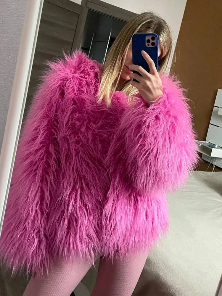 Faux Fur Coat