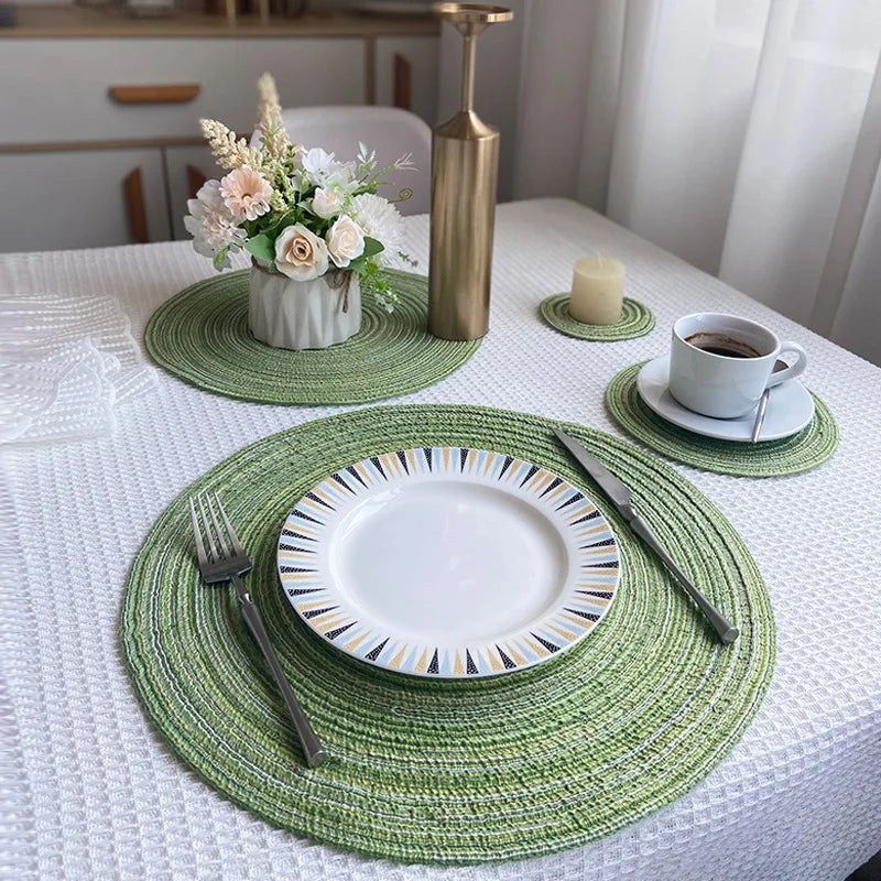 Nordic Style Cotton Yarn Placemat