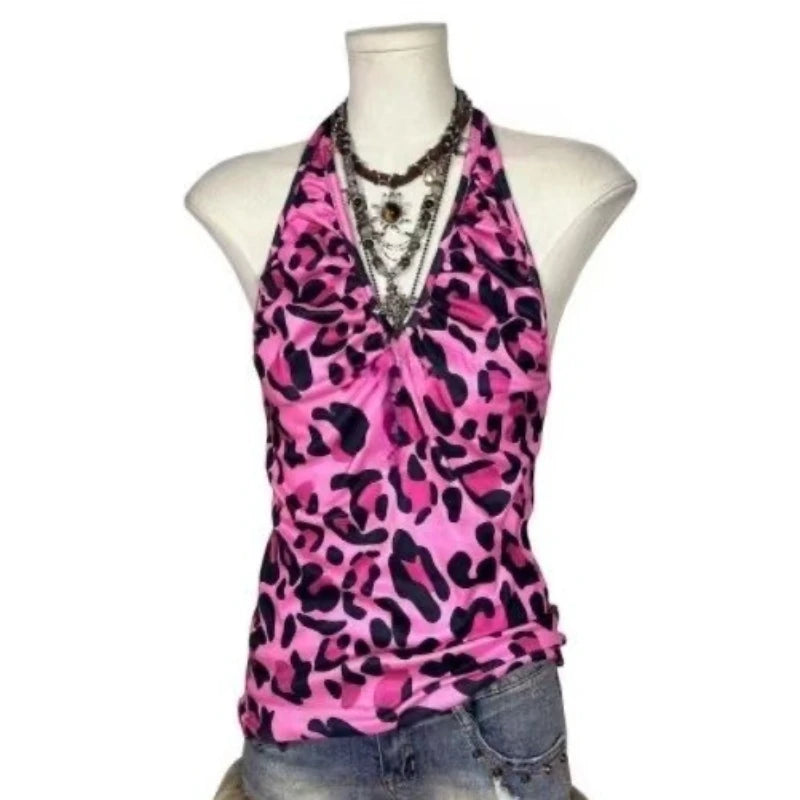 Lace Spliced Halter Tank