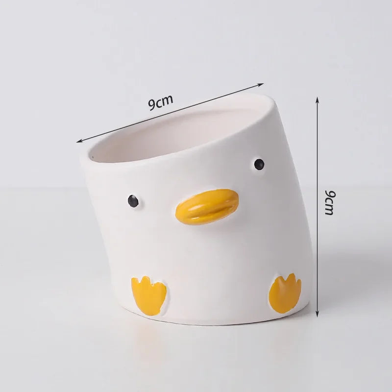 Cartoon Animal Small Flower Pots