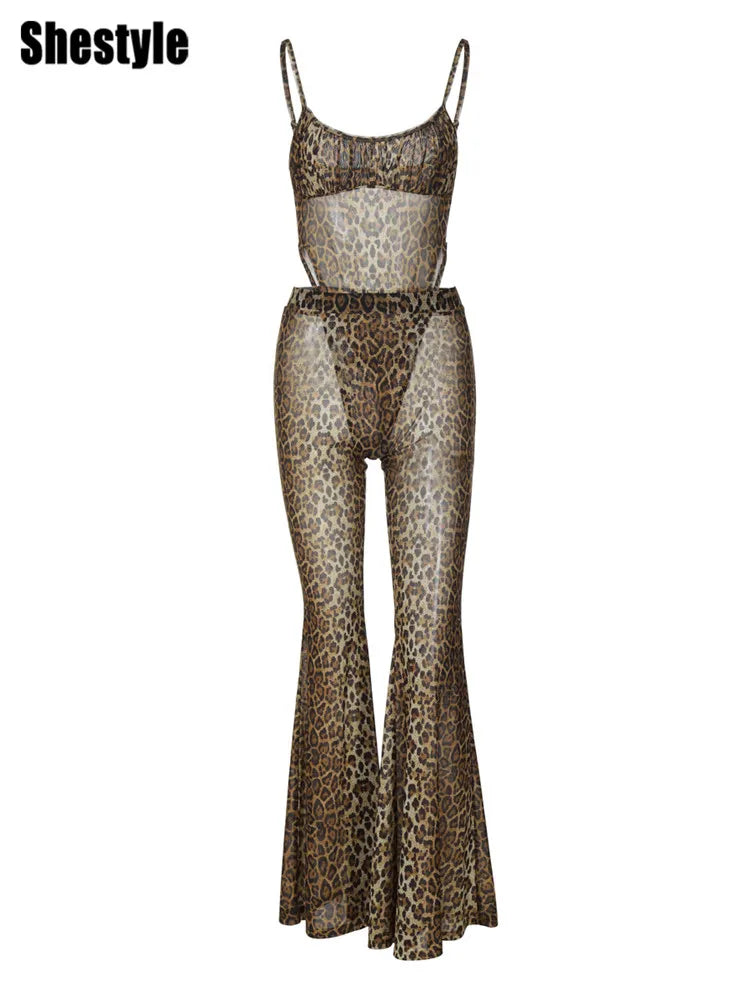 Leopard Mesh Set