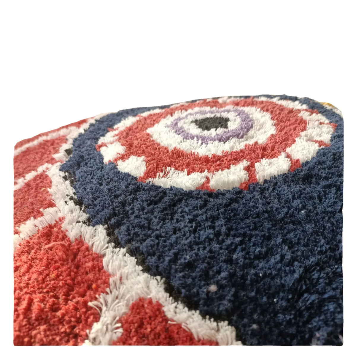 Eye Tufted Embroidered Throw Pillow Cover
