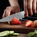 Damascus Steel Wood Handle Boning Knife
