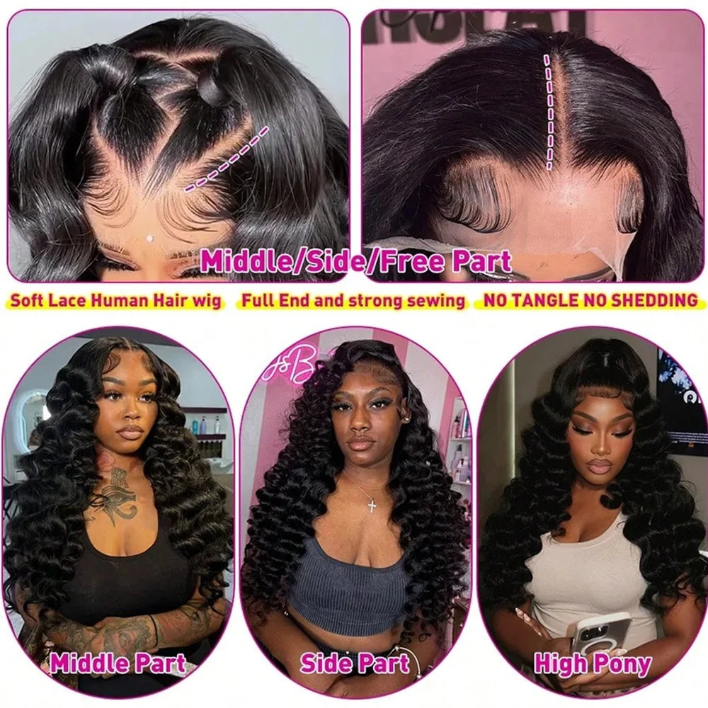 Deep Wave Lace Front Wig