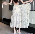 High-Waist Wrap Mini Skirt